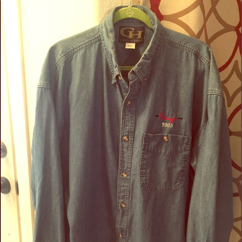 Long Sleeve Denim Shirt
